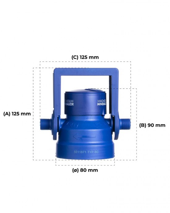 Cap montaj pentru filtru Woda Pure Mineralizer (cu bypass)