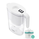 Cana Vida alba 2.6 l cu indicator manual si filtru Mg&Zn