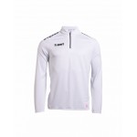 Bluza sport pentru barbati cu fermoar scurt BWT ONE alb marimea L Bluza sport pentru barbati cu fermoar scurt BWT ONE alb marimea L